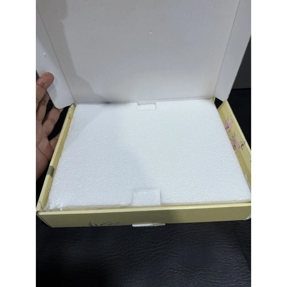 Lenox Butterfly Meadow Floral Photo Frame 5x7 Porcelain Open Box 9